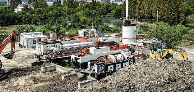 A heavy metal contaminated soil mobile washing project in Wenzhou